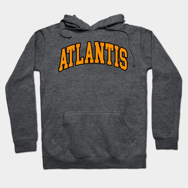 Atlantis (collegiate) Hoodie by artnessbyjustinbrown